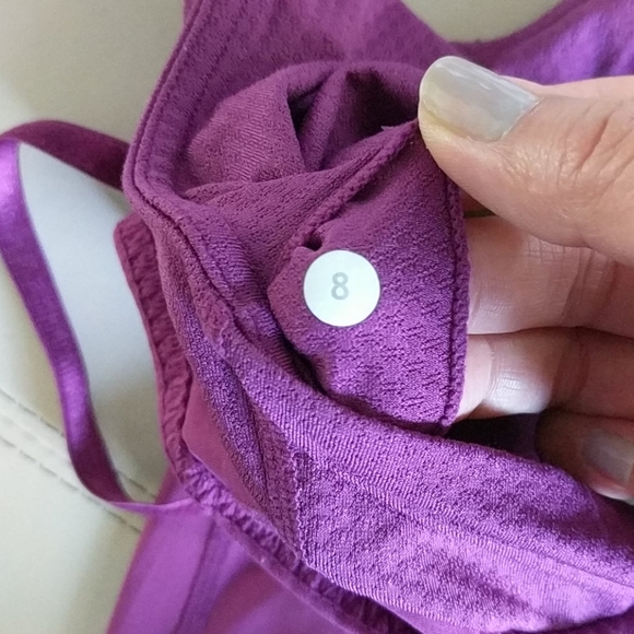 ❄️ 3/$25 LULULEMON Warrior 1 Dewberry Purple Tank - Picture 5 of 6